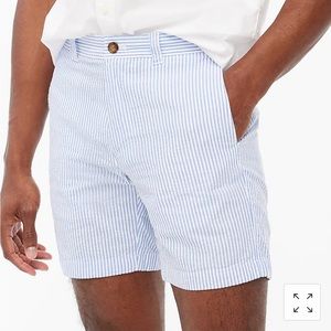 J. Crew 7” Stretch Seersucker Shorts